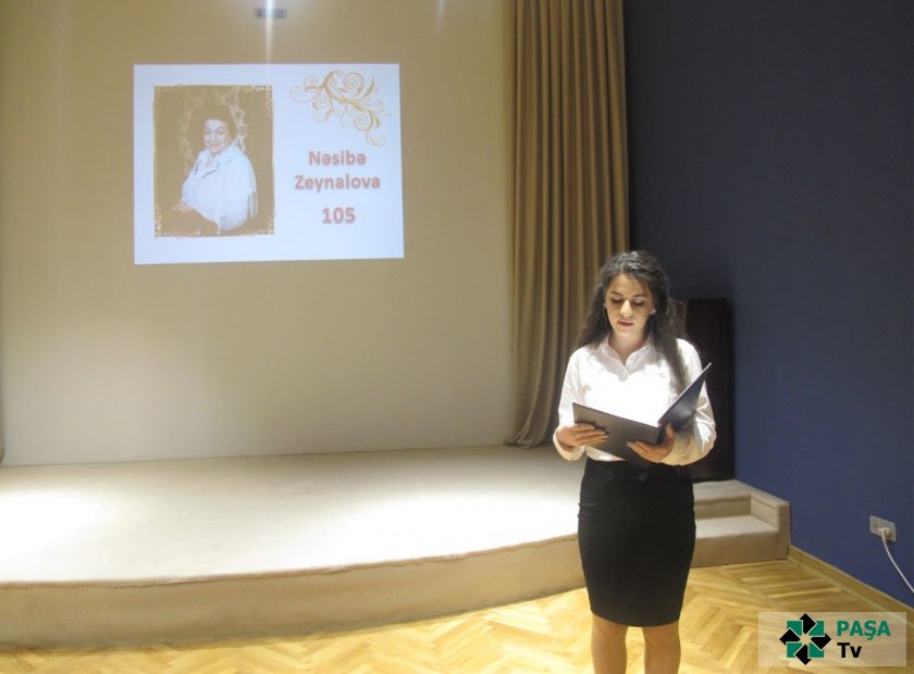 Teatr Muzeyində Xalq artisti Nəsibə Zeynalovanın 105 illik yubileyi qeyd edilib