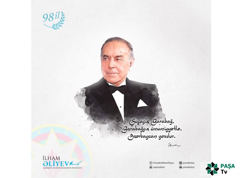 Prezident İlham Əliyevin rəsmi “Facebook” səhifəsində Ulu Öndərin anadan olmasının 98-ci ildönümü ilə bağlı paylaşım edilib