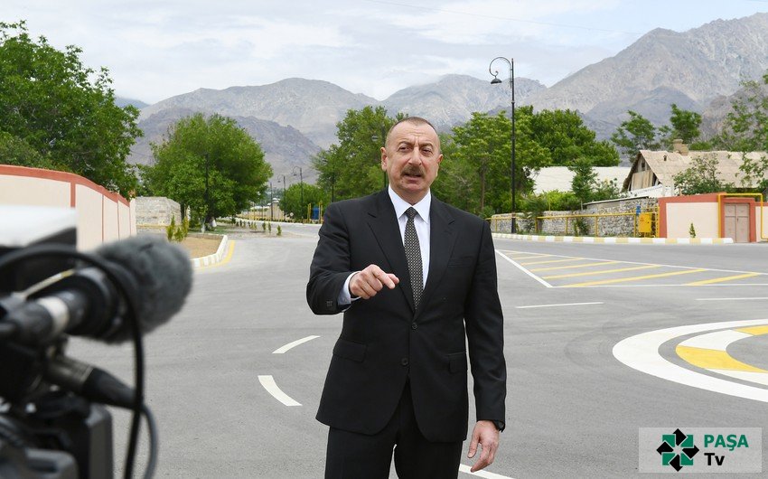 Prezidentdən Ermənistana xəbərdarlıq: “Odla oynamasınlar, yumruq yerindədir”