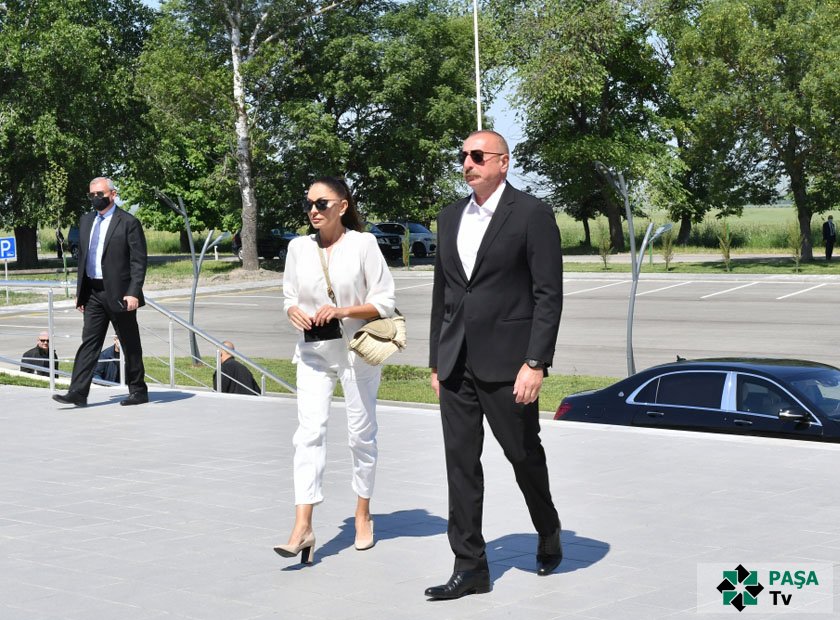 Qəbələ Dəmir Yolu Vağzalının və Ləki stansiyası-Qəbələ birxətli dəmir yolunun açılışı olub