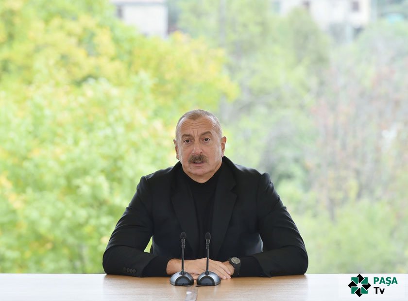 Prezident İlham Əliyev: Onlar işğalı bundan sonra 30 il də davam etdirmək istəyirdilər, biz buna son qoyduq