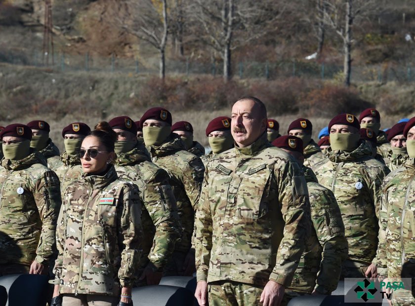 Azərbaycan Prezidenti, Silahlı Qüvvələrin Ali Baş Komandanı İlham Əliyev Şuşada hərbçilər qarşısında çıxış edib