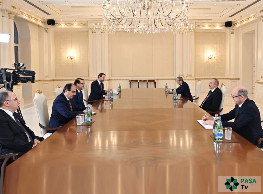 Prezident İlham Əliyev Türkiyənin energetika və təbii sərvətlər nazirini qəbul edib