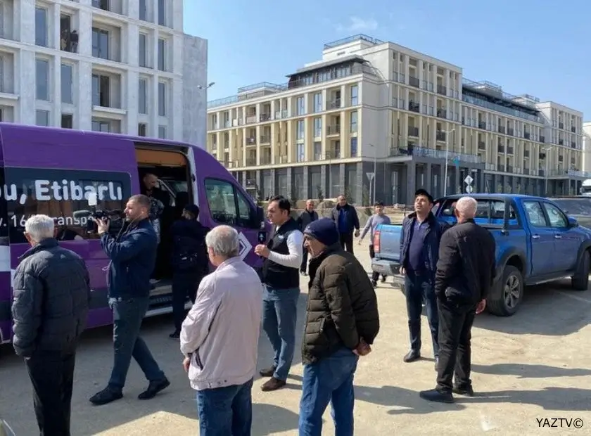 Füzuliyə yeni köçürülən ailələrə mənzillərinin açarlarının təqdim olunması mərasimi keçirilib