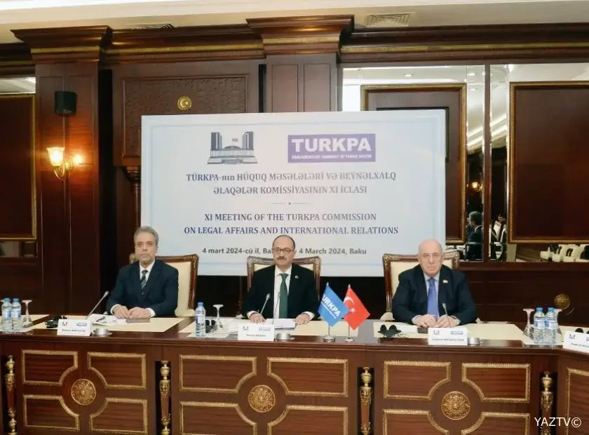 Bakıda TÜRKPA-nın Hüquq məsələləri və beynəlxalq əlaqələr komissiyasının iclası keçirilib