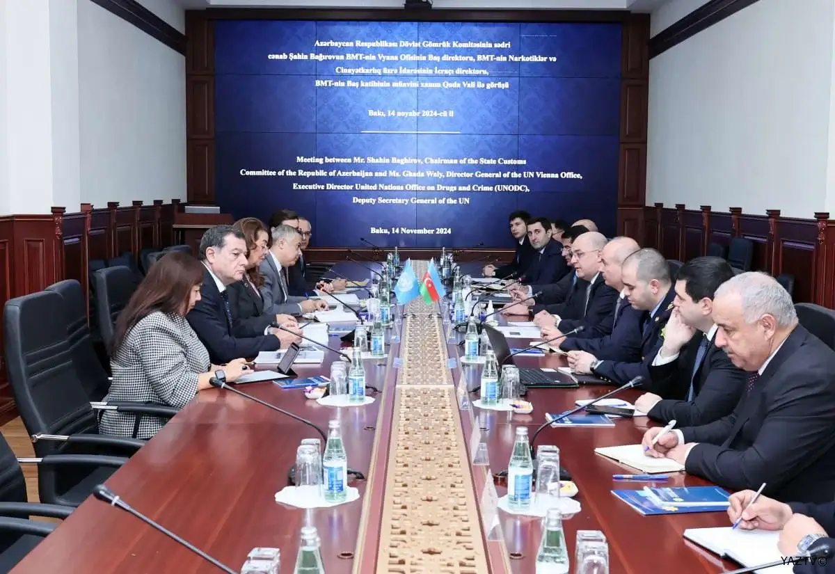 Gömrük Komitəsində BMT-nin Vyana ofisinin rəhbəri ilə görüş keçirilib