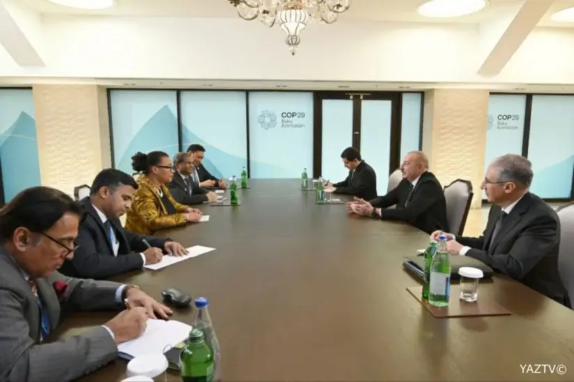 Prezident İlham Əliyev Millətlər Birliyi təşkilatının Baş katibi ilə görüşdü