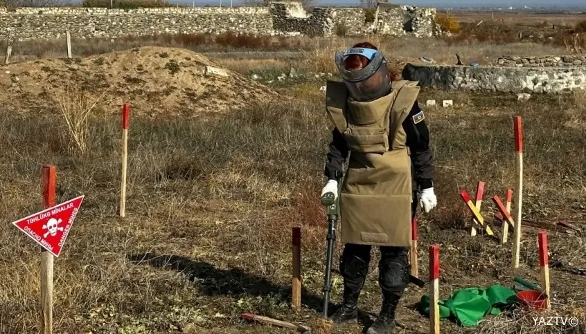 Azad olunan ərazilərdə 155 mina zərərsizləşdirilib