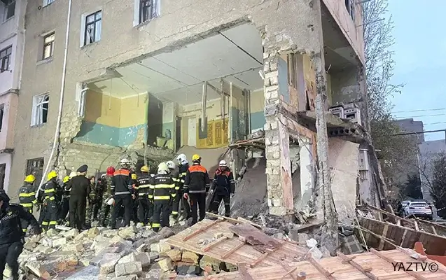 Dünənki partlayışdan şoka düşən qadın öldü