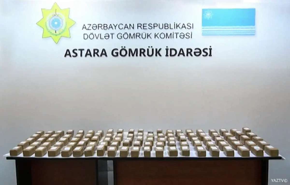 Gömrükçülər İrandan Rusiyaya narkotik vasitə aparılmasının qarşısını alıb