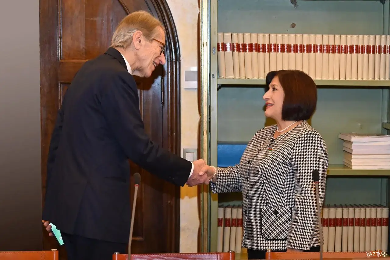 Sahibə Qafarova İtaliya Senatının Avropa İttifaqı siyasəti komissiyasının üzvləri ilə görüşüb