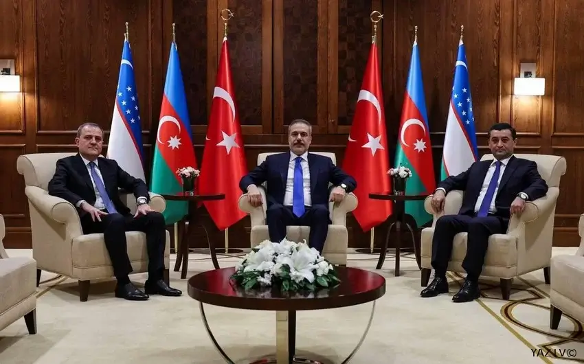 Ankarada Azərbaycan, Türkiyə və Özbəkistan XİN başçılarının görüşü olub