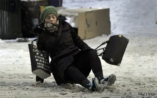 Qarlı havada 179 nəfər xəsarət alıb