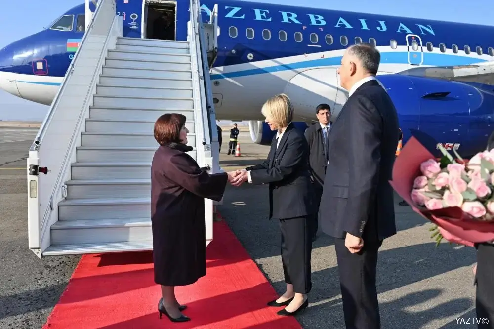 Sahibə Qafarovanın Gürcüstana rəsmi səfəri başlayıb