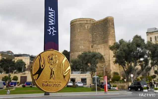 Bakıdakı dünya çempionatının medalları təqdim edildi