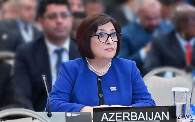Sahibə Qafarova Parlamentlərarası İttifaqın 150-ci Assambleyasında çıxış etdi