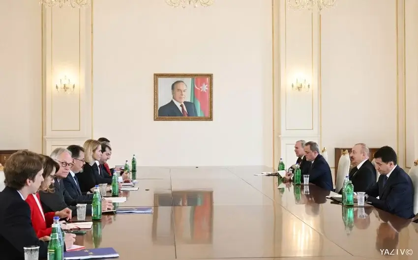 Prezident İlham Əliyev Aİ-nin ali nümayəndəsi Kaya Kallası qəbul edib