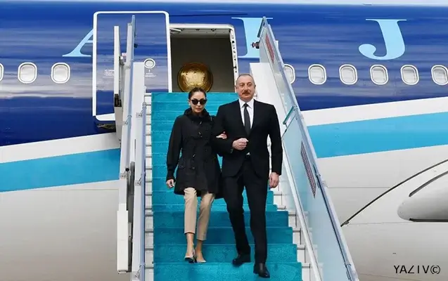 Azərbaycan Prezidenti İlham Əliyev Türkiyəyə səfər edib